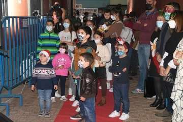 La alcaldesa de Telde alaba el ambiente mágico de la Casa de la Navidad/Francisco Javier Santana y TA.